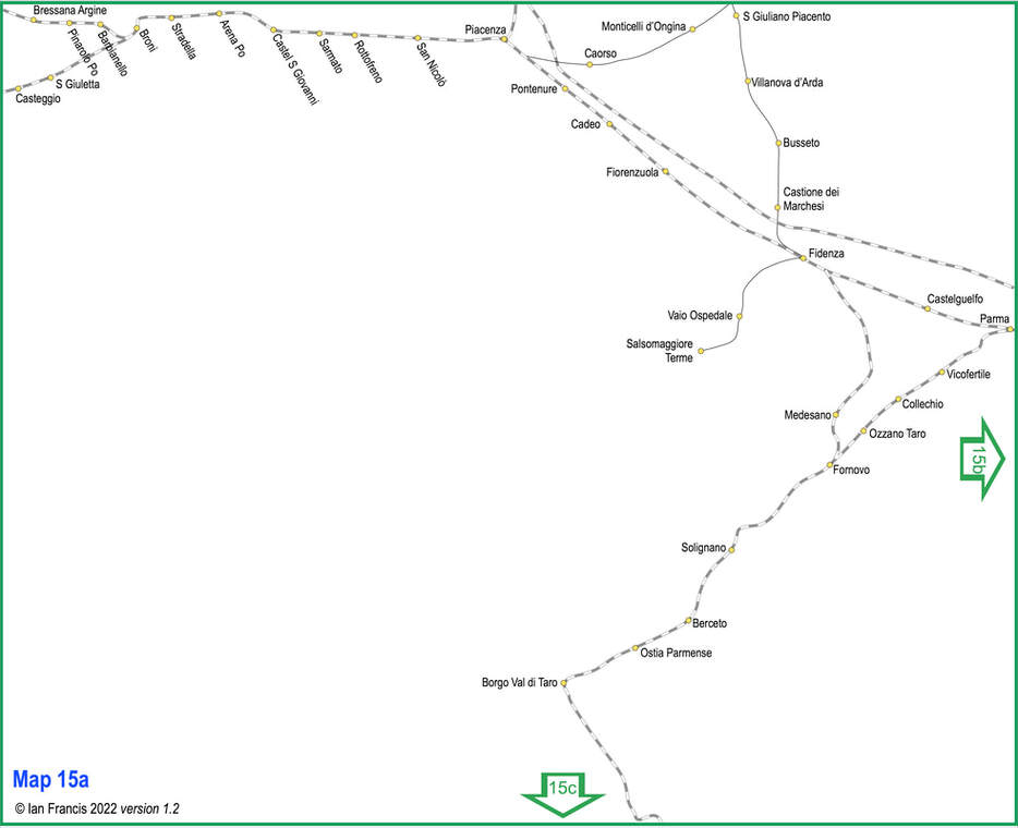 Italy railway maps - European Railway Maps